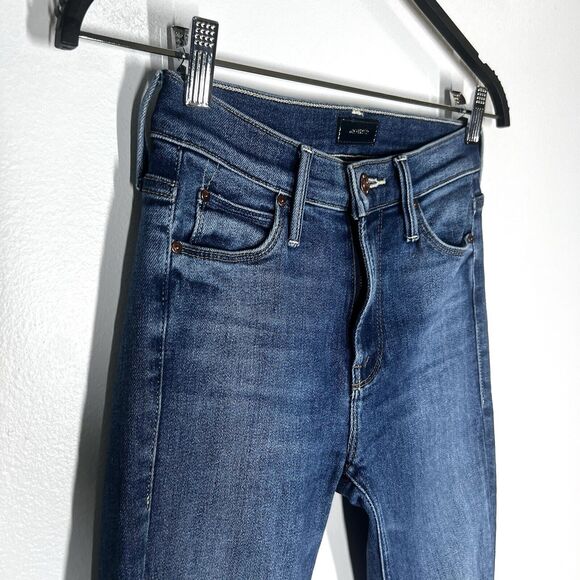 Mother Sz 24 The Mid Rise Dazzler Jeans in Satisfaction Guaranteed Blue - Picture 3 of 9